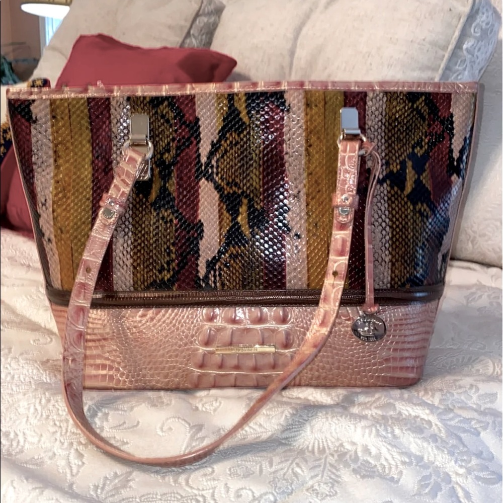 Brahmin Multicolored Tri-Textured Medium Asher - image 1